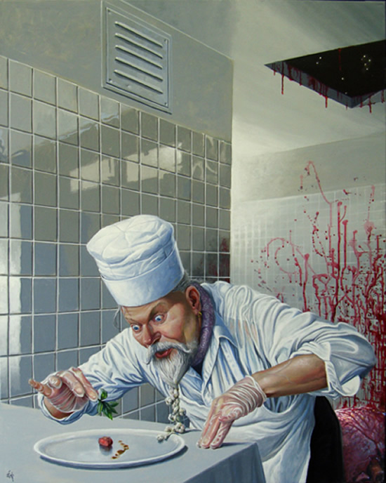 surrealism paintings by ole fick